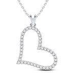 14K 0.50CT Diamond Pendant - Johnny Dang & Co