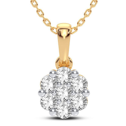 14K 0.50CT Diamond Pendant - Johnny Dang & Co