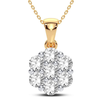 14K 0.75CT Diamond Pendant - Johnny Dang & Co