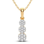 14K 0.25CT Diamond Pendant - Johnny Dang & Co