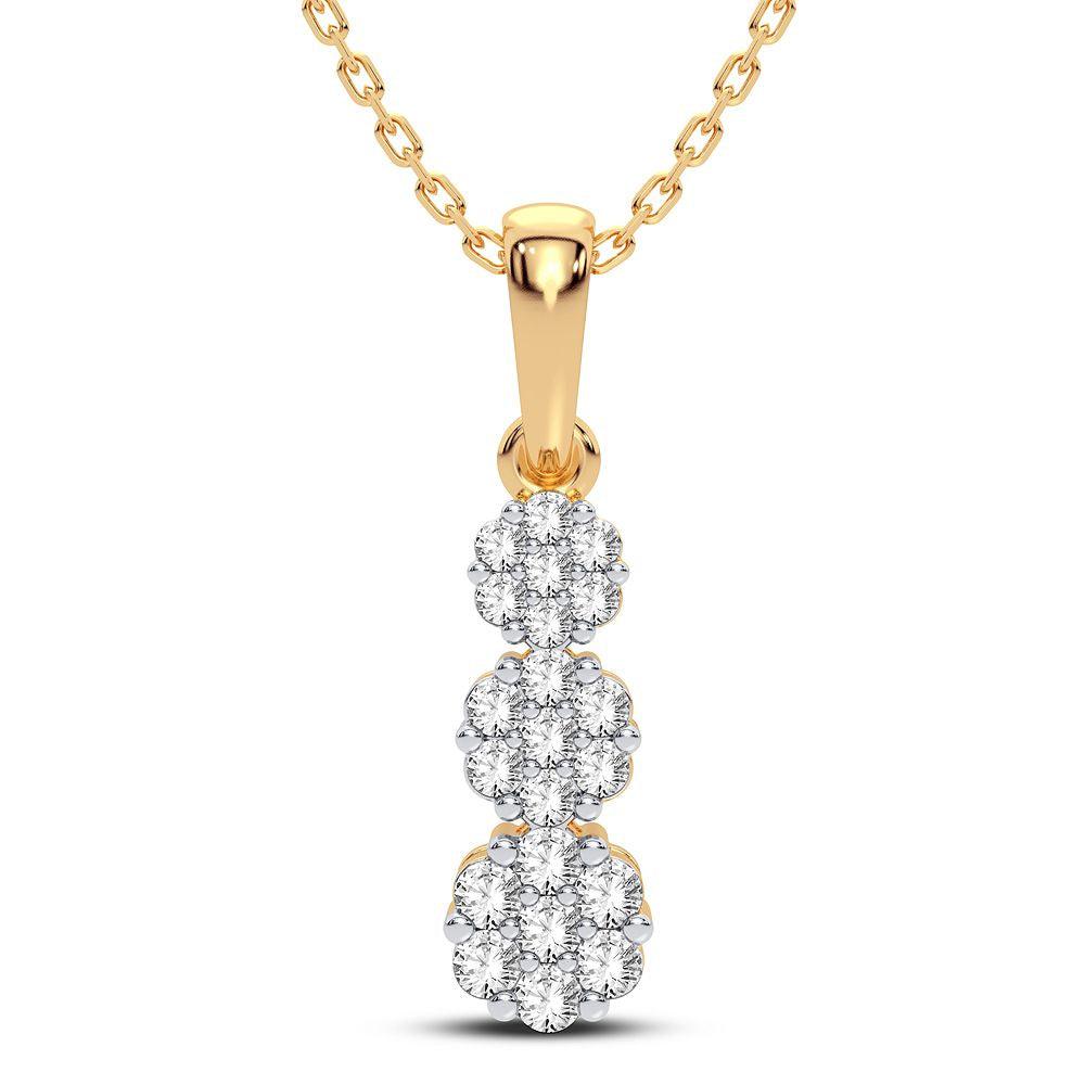 10K 0.50CT Diamond Pendant - Johnny Dang & Co