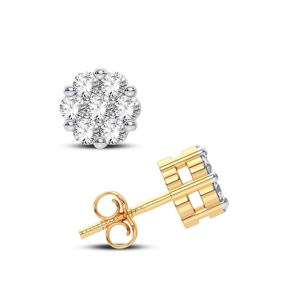 14K 3.00CT Diamond Earring - Johnny Dang & Co