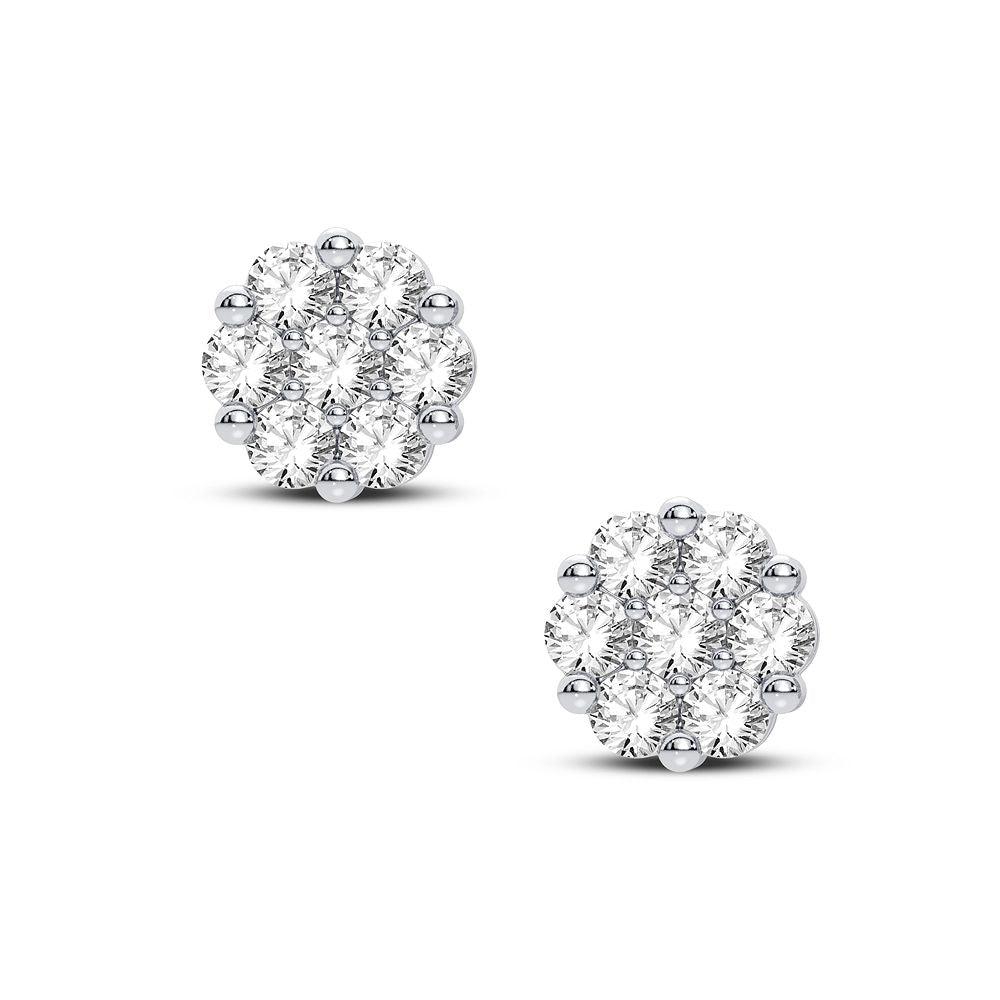 14K 3.00CT Diamond Earring - Johnny Dang & Co