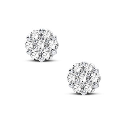 14K 3.00CT Diamond Earring - Johnny Dang & Co