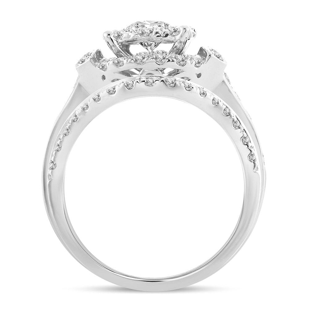 14K 2.00CT Diamond BRIDAL RING - Johnny Dang & Co