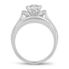 14K 0.75CT DIAMOND BRIDAL RING - Johnny Dang & Co