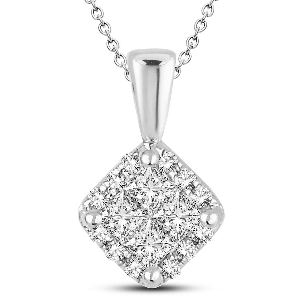 14k 0.25ct Diamond Pendant - Johnny Dang & Co