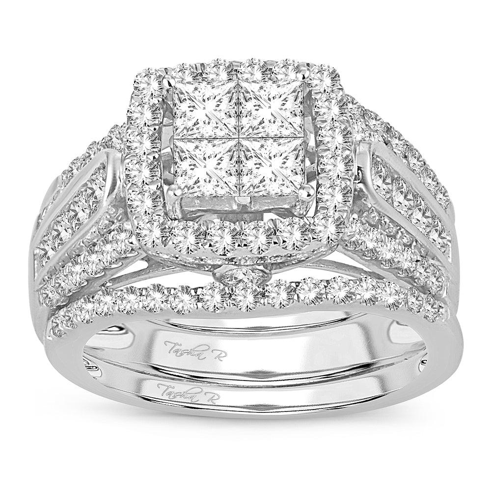 14K 2.25CT DIAMOND BRIDAL RING - Johnny Dang & Co
