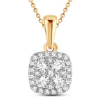14k 0.50ct Diamond Pendant - Johnny Dang & Co