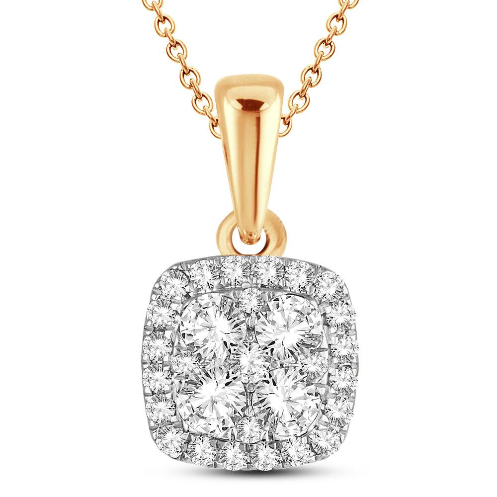 14k 0.50ct Diamond Pendant - Johnny Dang & Co