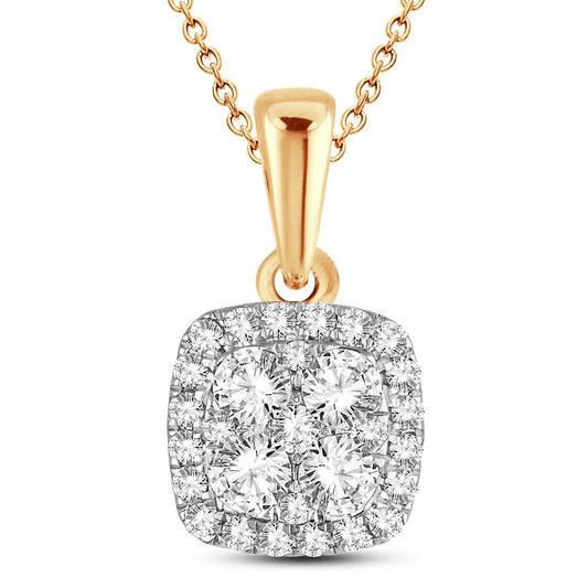 14k 0.50ct Diamond Pendant - Johnny Dang & Co