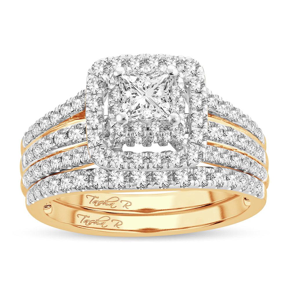 14K 1.50CT Diamond BRIDAL RING - Johnny Dang & Co