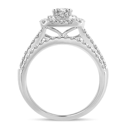 14K 1.40CT Diamond BRIDAL RING - Johnny Dang & Co