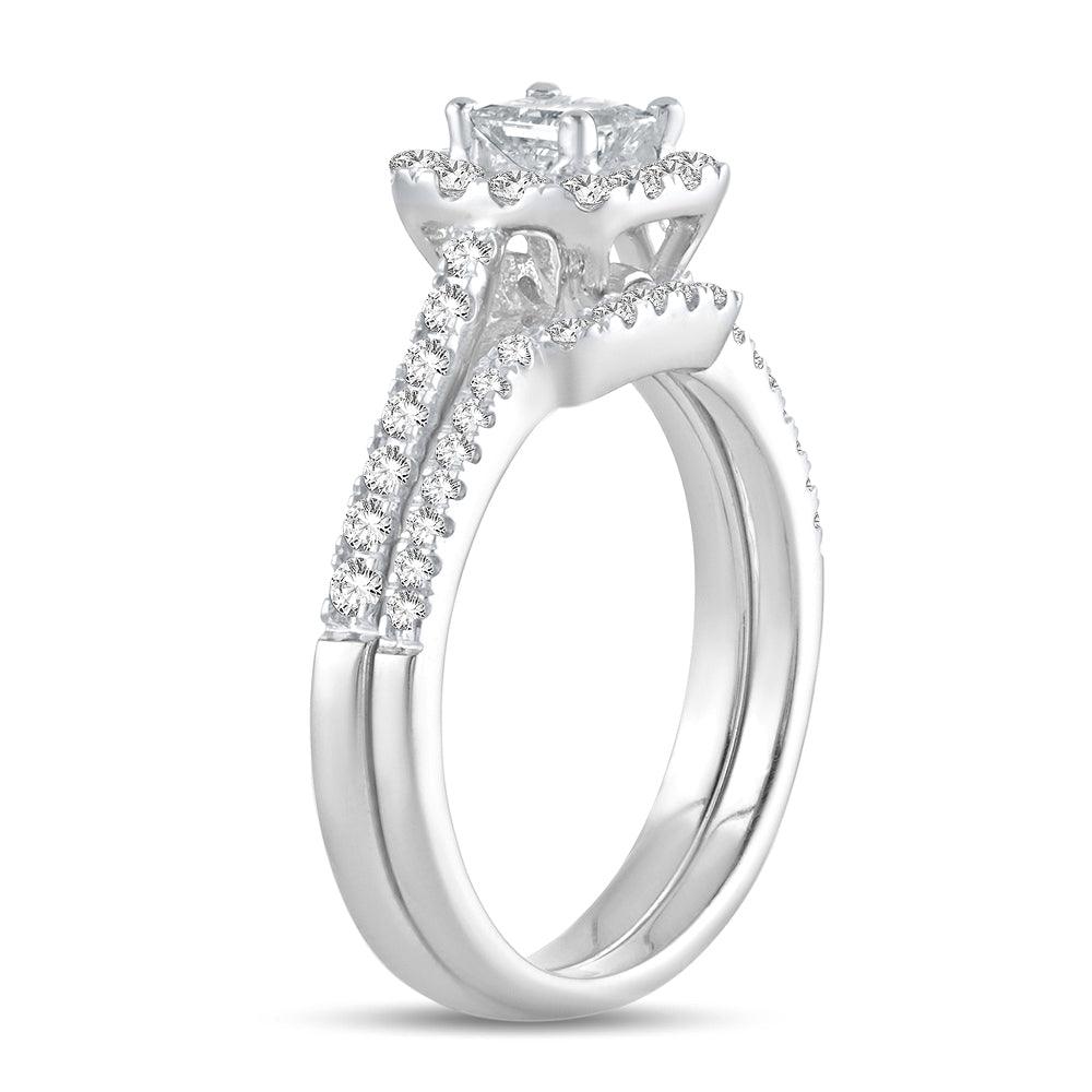 14K 1.00CT Diamond BRIDAL RING - Johnny Dang & Co