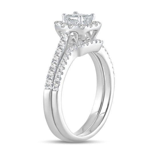 14K 1.00CT Diamond BRIDAL RING - Johnny Dang & Co