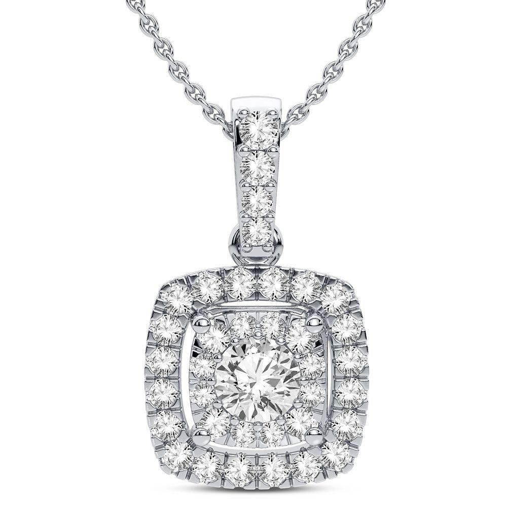 14K 0.40CT Diamond Pendant - Johnny Dang & Co