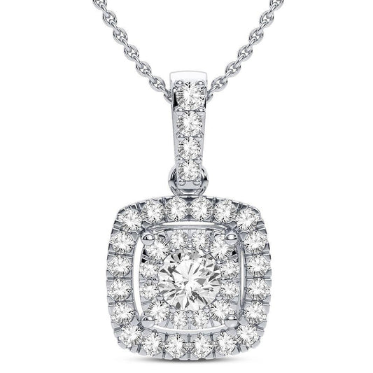14K 0.40CT Diamond Pendant - Johnny Dang & Co