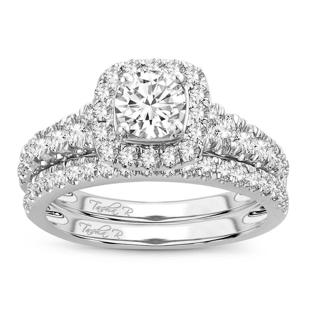 14K 1.00CT Diamond BRIDAL RING - Johnny Dang & Co