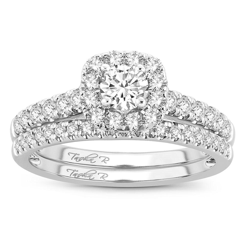 14K 1.00CT Diamond BRIDAL RING - Johnny Dang & Co