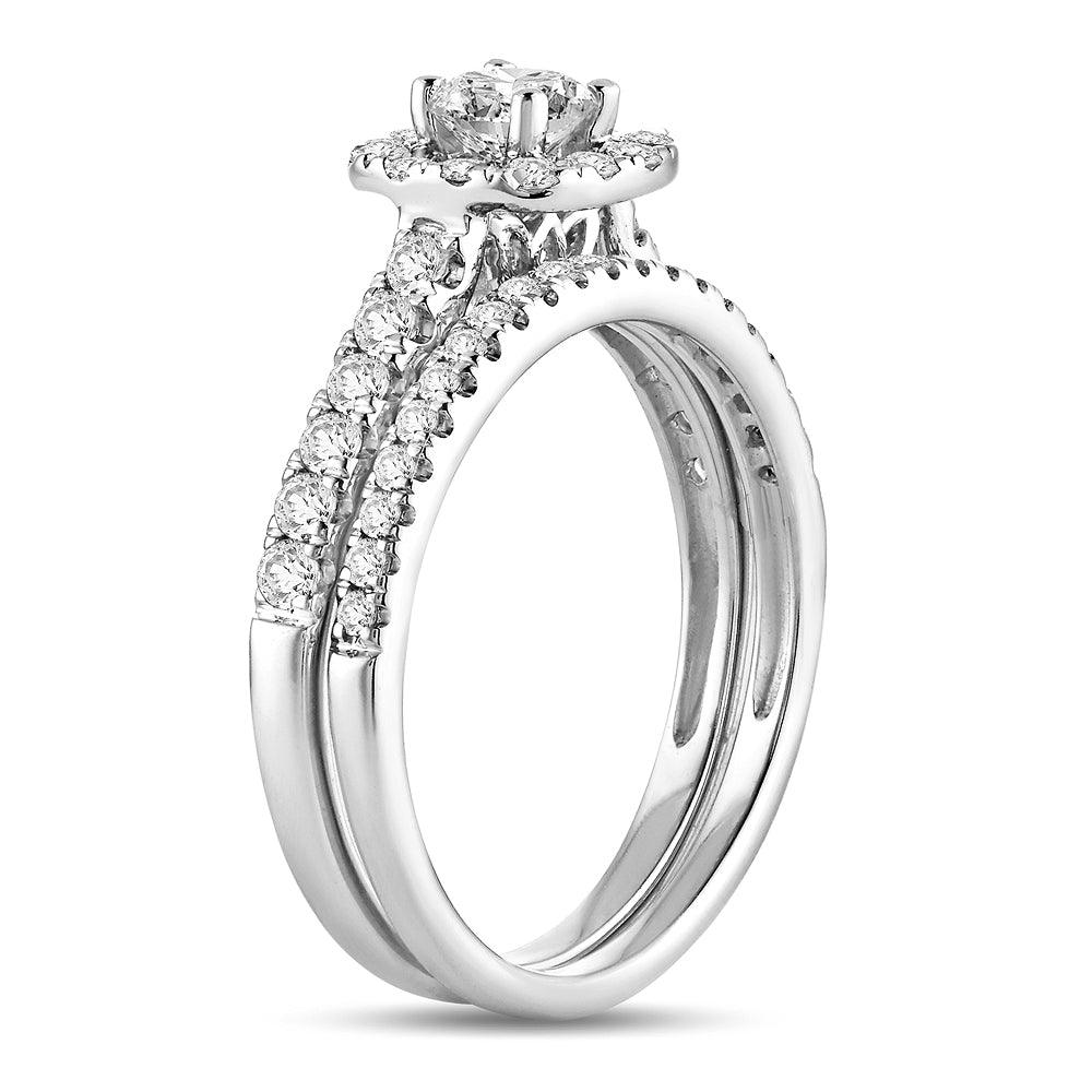 14K 1.00CT Diamond BRIDAL RING - Johnny Dang & Co