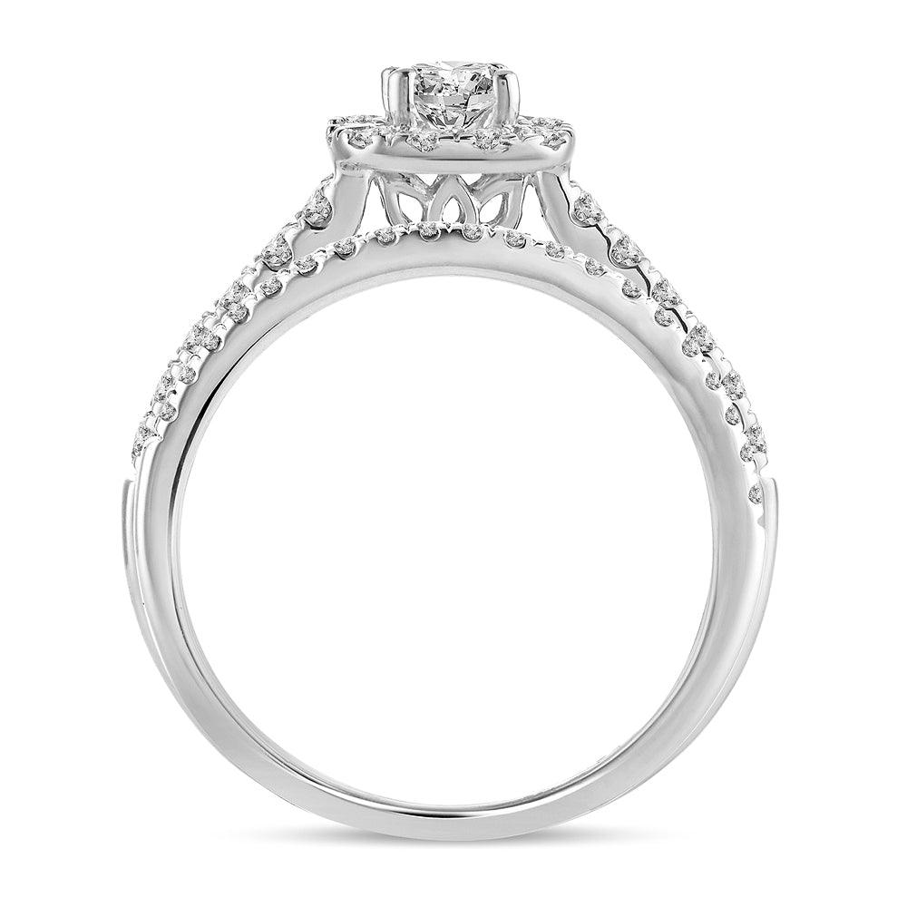 14K 1.00CT Diamond BRIDAL RING - Johnny Dang & Co
