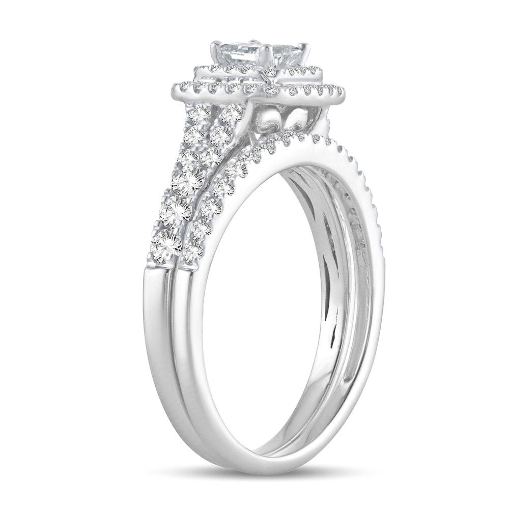 14K 1.00CT Diamond BRIDAL RING - Johnny Dang & Co