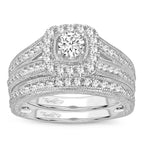 14K 1.50CT DIAMOND BRIDAL RING - Johnny Dang & Co
