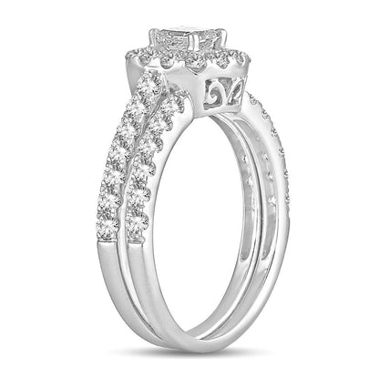 14K 1.42CT DIAMOND BRIDAL RING - Johnny Dang & Co