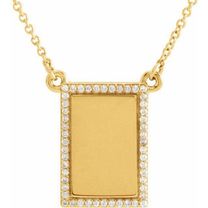 JDSP652270 - ENGRAVABLE BAR NECKLACE - Johnny Dang & Co