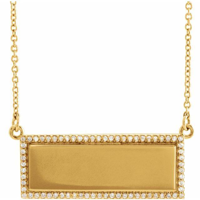 JDSP652269 - ENGRAVABLE BAR NECKLACE - Johnny Dang & Co