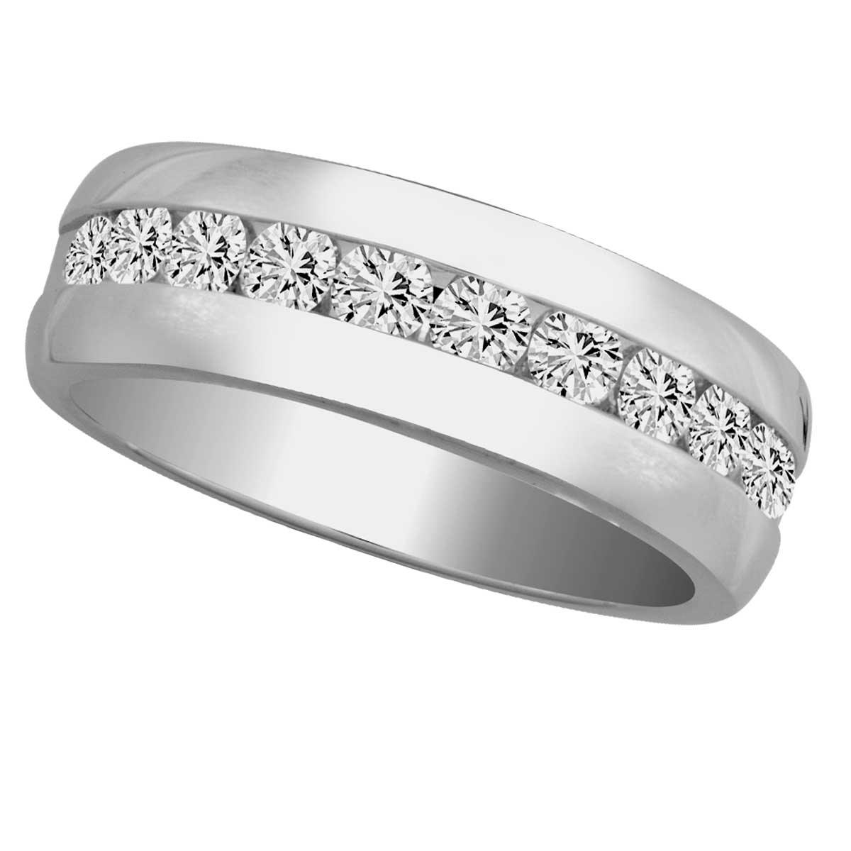 14K 1.03CT Diamond MENS BAND - Johnny Dang & Co