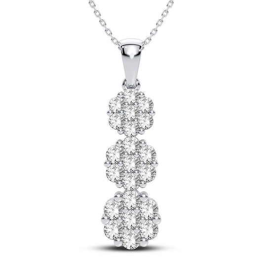 10K 1.37CT Diamond Pendant - Johnny Dang & Co
