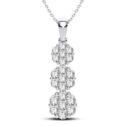 14K 2.00CT Diamond Pendant - Johnny Dang & Co