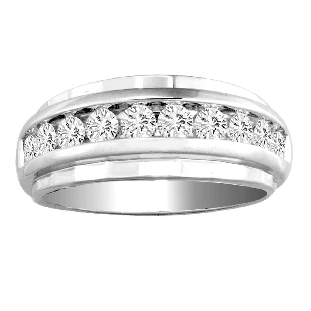 14K 1.00CT Diamond MEN'S BAND - Johnny Dang & Co