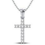 14K 0.25CT Diamond Pendant - Johnny Dang & Co