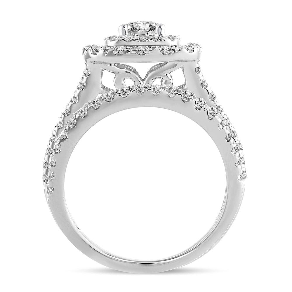 14K 2.00CT Diamond BRIDAL RING - Johnny Dang & Co