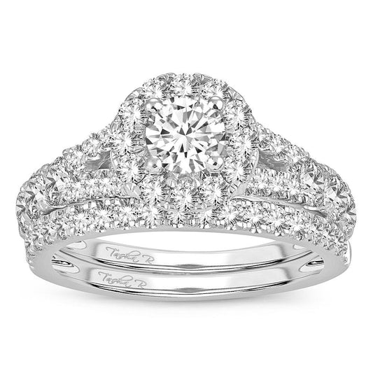 14K 2.00CT Diamond BRIDAL RING - Johnny Dang & Co