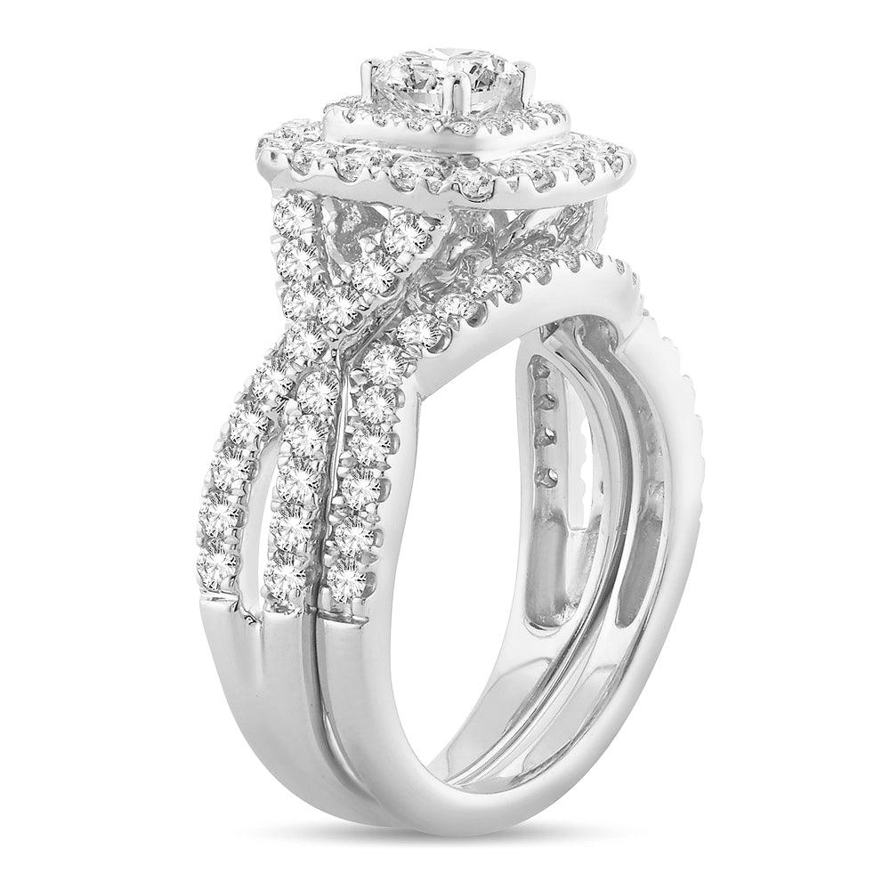 14K 2.00CT Diamond BRIDAL RING - Johnny Dang & Co