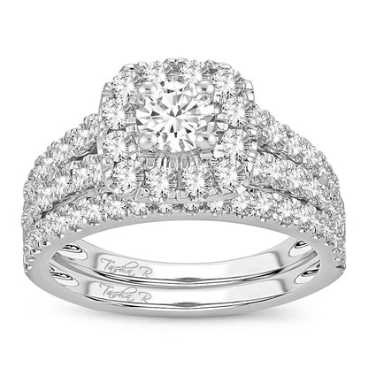 14K 2.00CT Diamond BRIDAL RING - Johnny Dang & Co