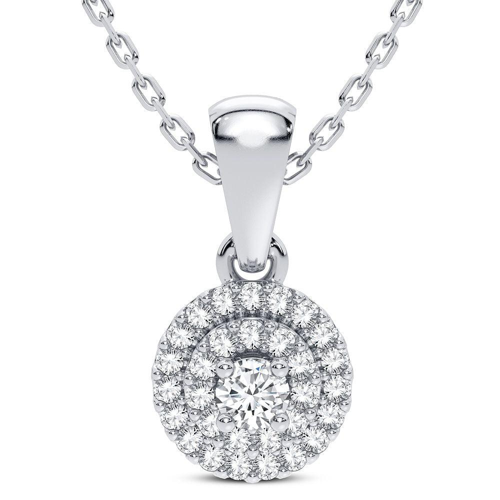 14K 0.05CT DIAMOND PENDANT - Johnny Dang & Co