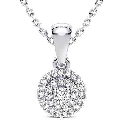 14K 0.05CT DIAMOND PENDANT - Johnny Dang & Co