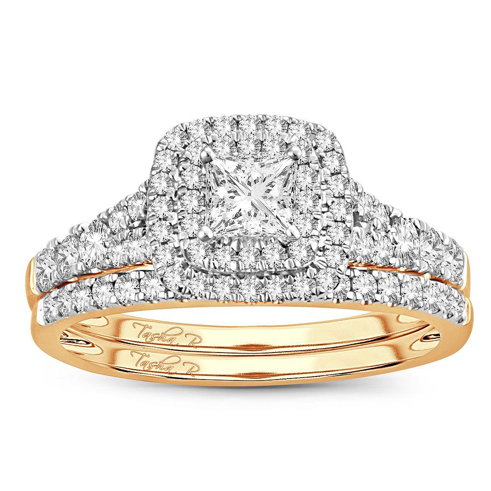 14K 1.00CT Diamond BRIDAL RING - Johnny Dang & Co