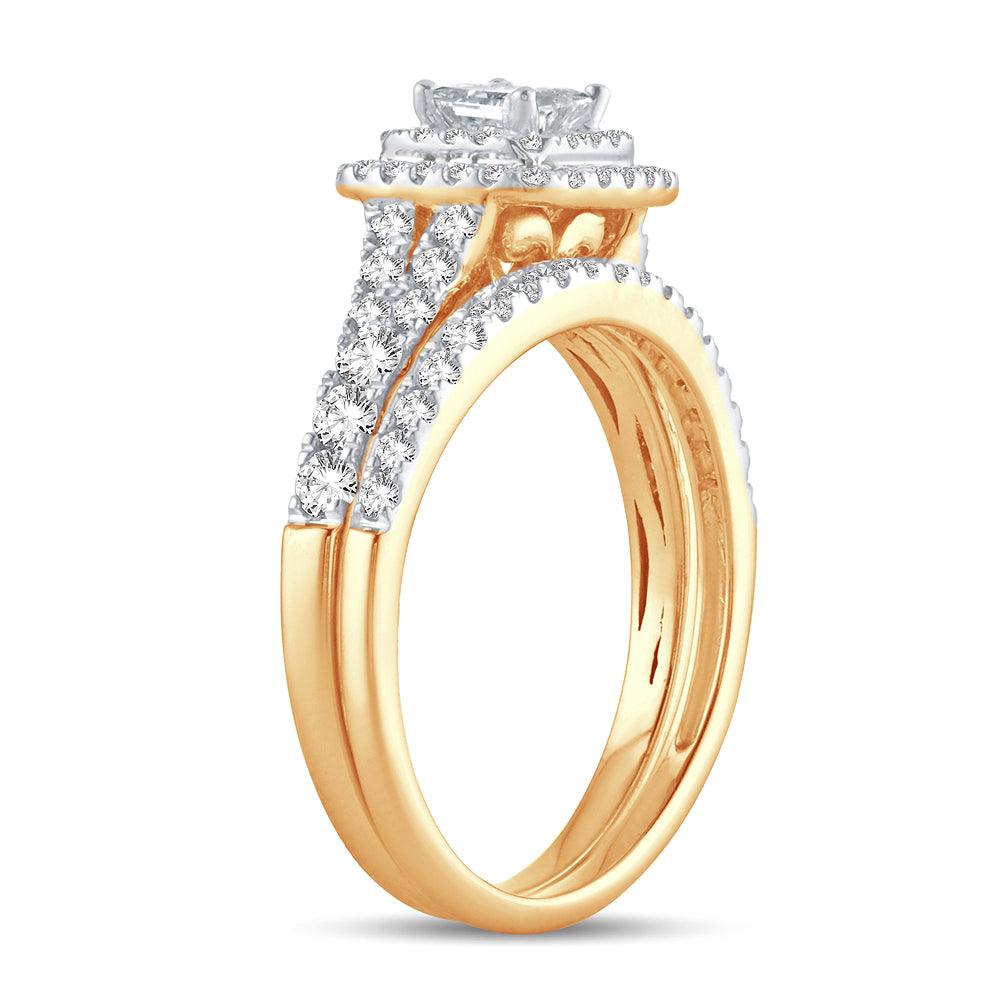 14K 1.00CT Diamond BRIDAL RING - Johnny Dang & Co
