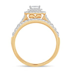 14K 1.00CT Diamond BRIDAL RING - Johnny Dang & Co