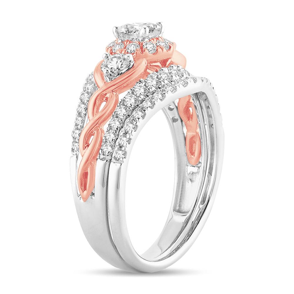 14K 1.01CT Diamond BRIDAL RING - Johnny Dang & Co