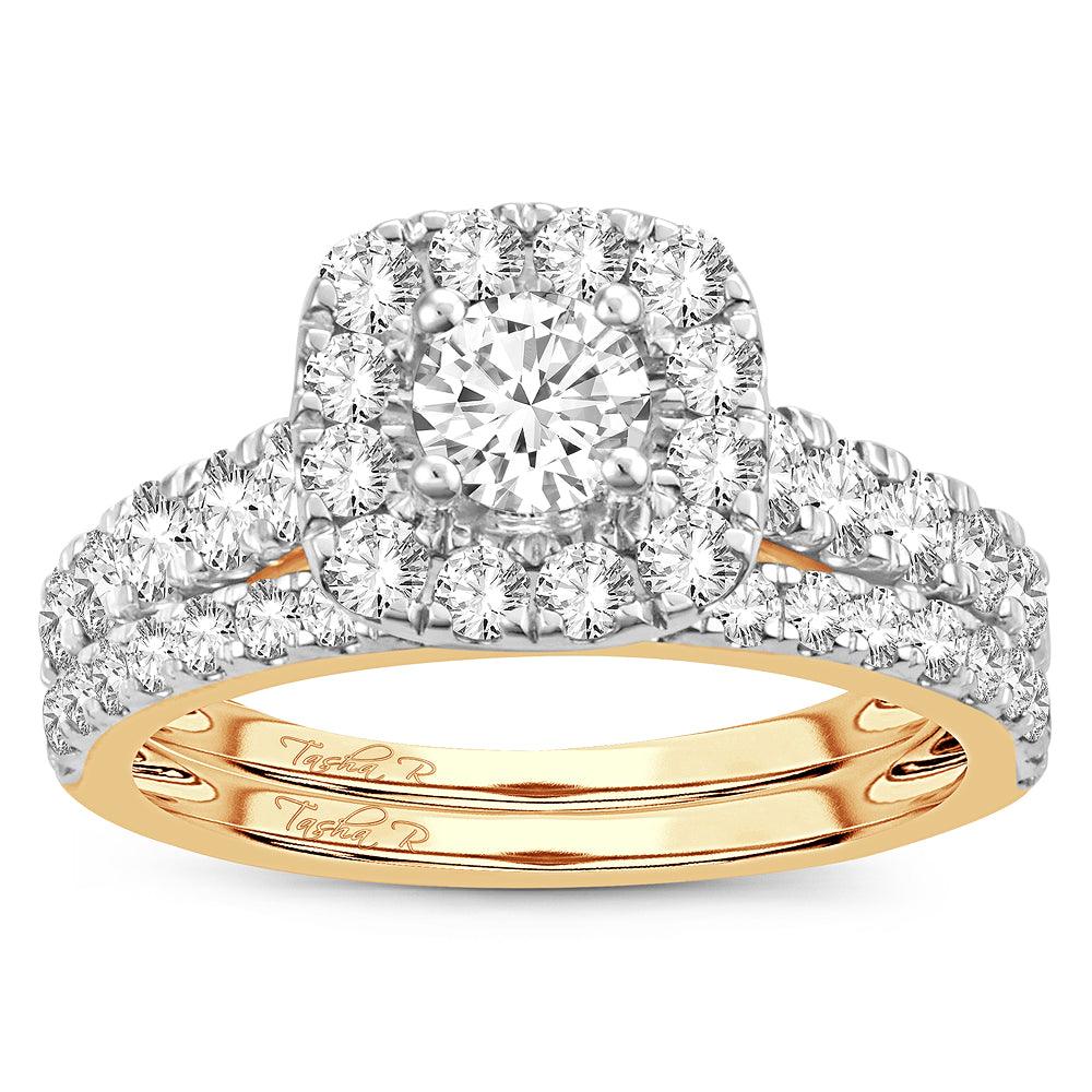 14K 2.00CT Diamond BRIDAL RING - Johnny Dang & Co