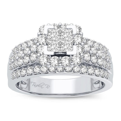 14K 1.00CT Diamond Ring - Johnny Dang & Co