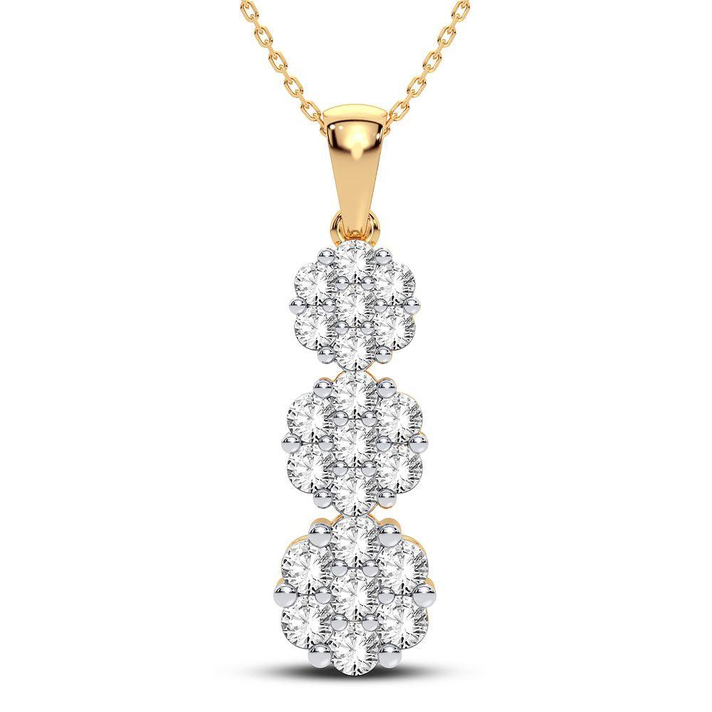 10K 1.37CT Diamond Pendant - Johnny Dang & Co