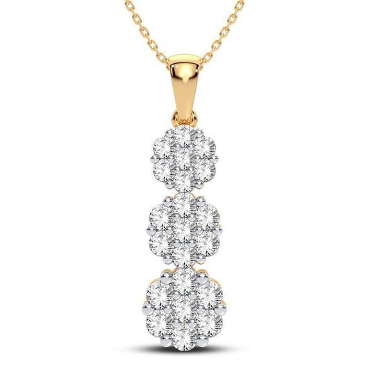 10K 1.37CT Diamond Pendant - Johnny Dang & Co