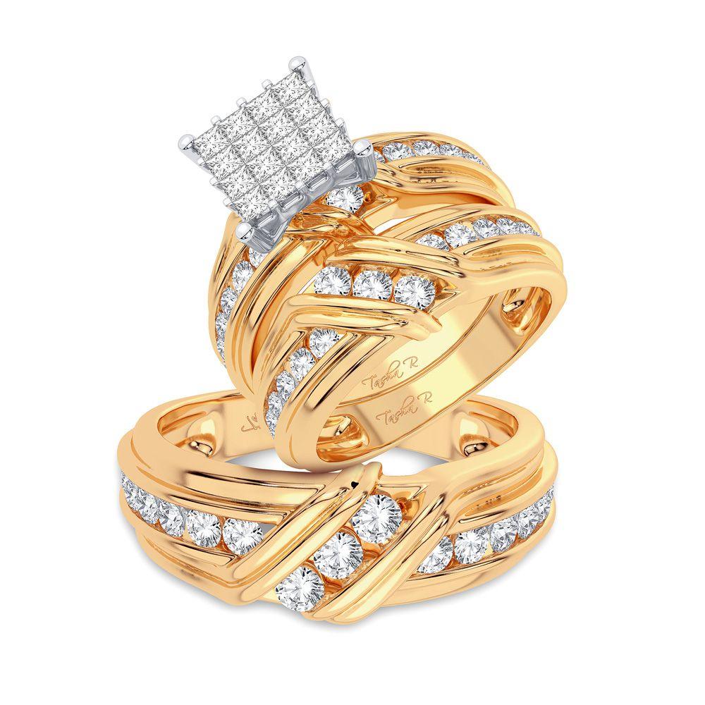 14K 2.50CT Diamond Trio Set - Johnny Dang & Co